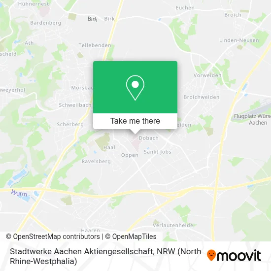 Stadtwerke Aachen Aktiengesellschaft map