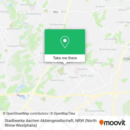 Stadtwerke Aachen Aktiengesellschaft map