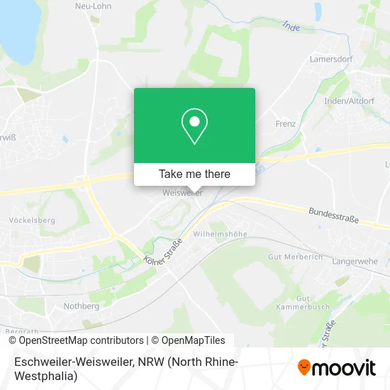 Карта Eschweiler-Weisweiler