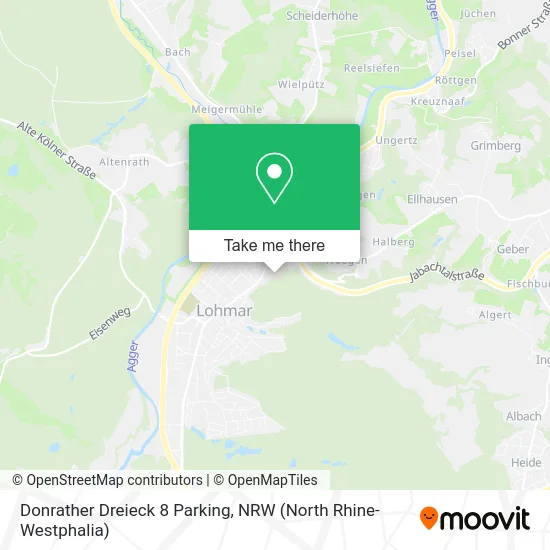 Donrather Dreieck 8 Parking map