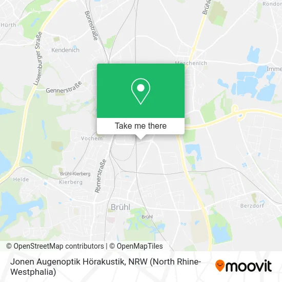 Карта Jonen Augenoptik Hörakustik