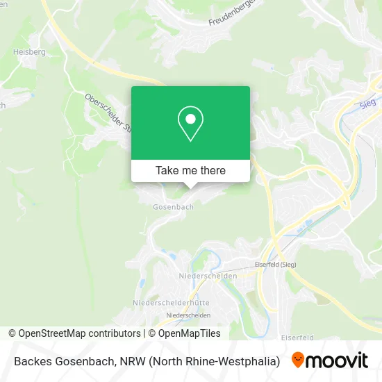 Карта Backes Gosenbach