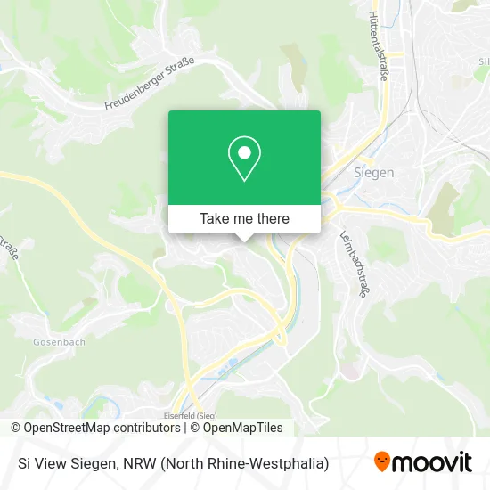 Si View Siegen map