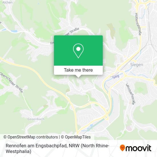 Карта Rennofen am Engsbachpfad