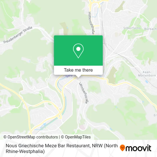 Карта Nous Griechische Meze Bar Restaurant