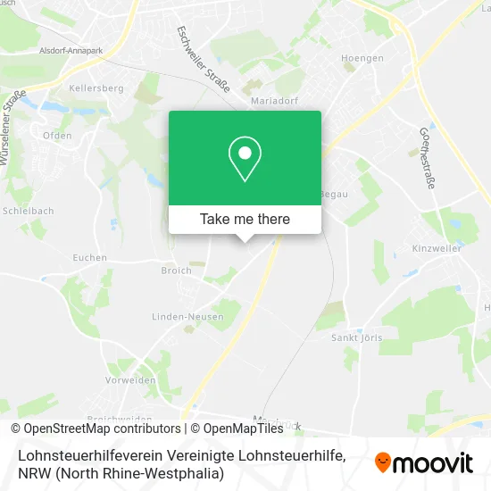 Lohnsteuerhilfeverein Vereinigte Lohnsteuerhilfe map