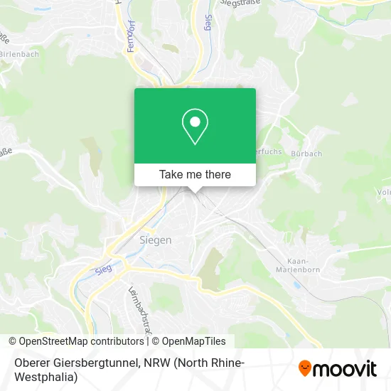 Карта Oberer Giersbergtunnel