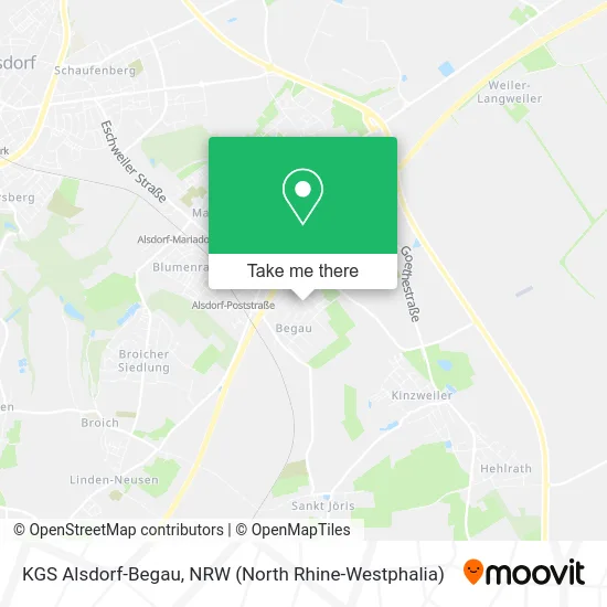 Карта KGS Alsdorf-Begau