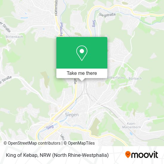 Карта King of Kebap