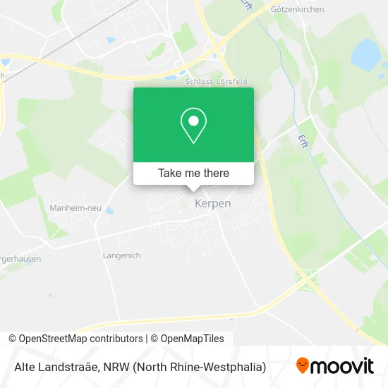 Карта Alte Landstraãe