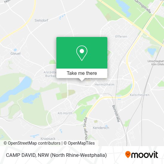 Карта CAMP DAVID