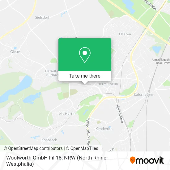 Карта Woolworth GmbH Fil 18