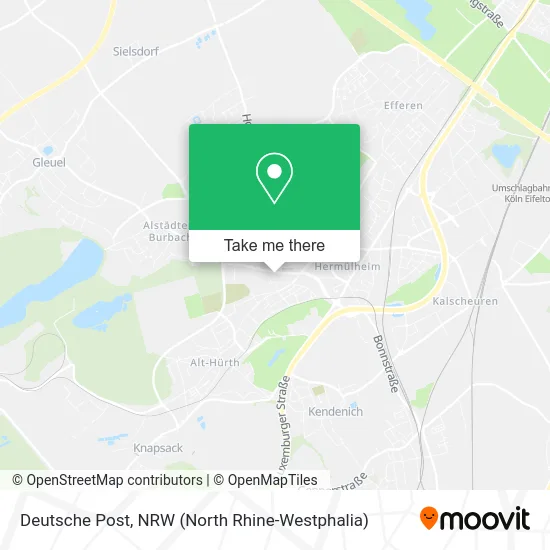 Карта Deutsche Post