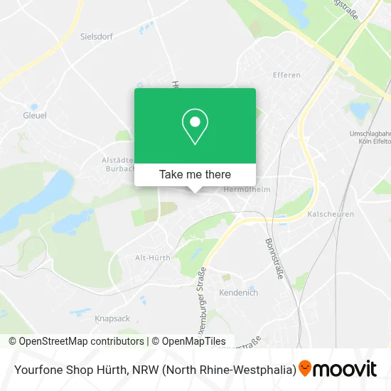 Yourfone Shop Hürth map