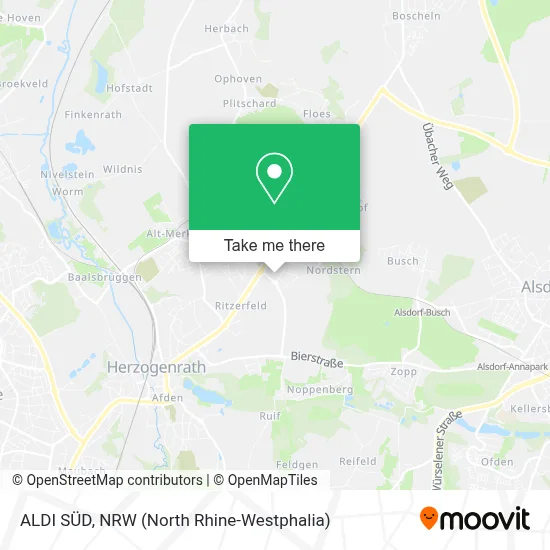 ALDI SÜD map