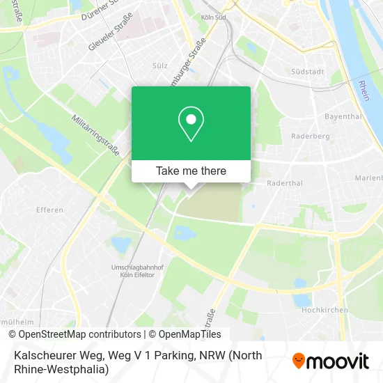 Карта Kalscheurer Weg, Weg V 1 Parking