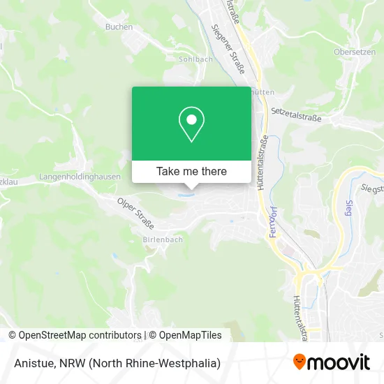 Anistue map