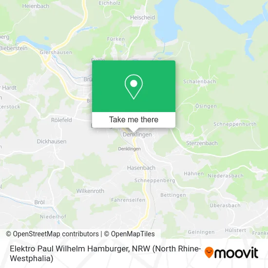 Карта Elektro Paul Wilhelm Hamburger