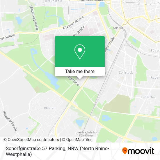 Scherfginstraße 57 Parking map