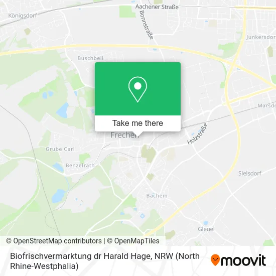 Карта Biofrischvermarktung dr Harald Hage
