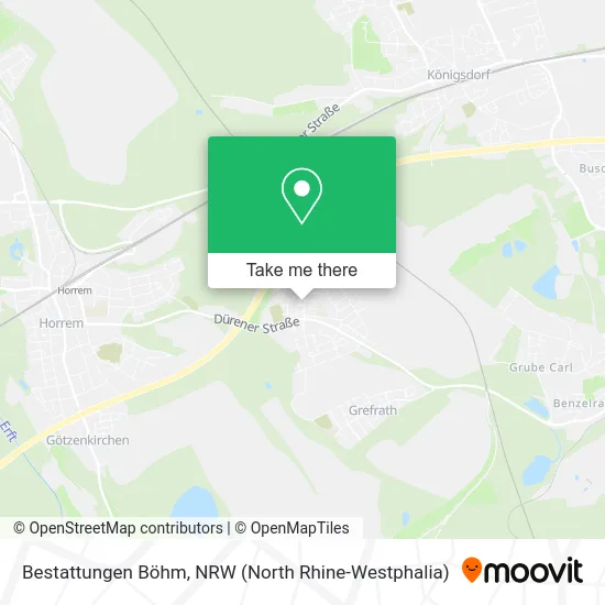 Карта Bestattungen Böhm