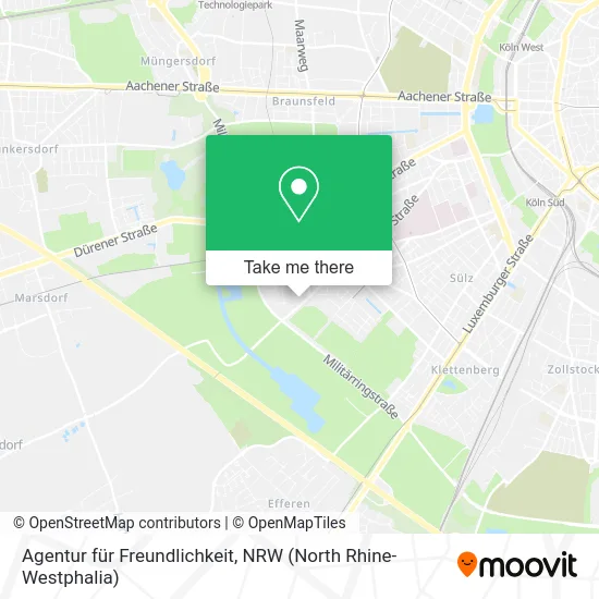 Карта Agentur für Freundlichkeit