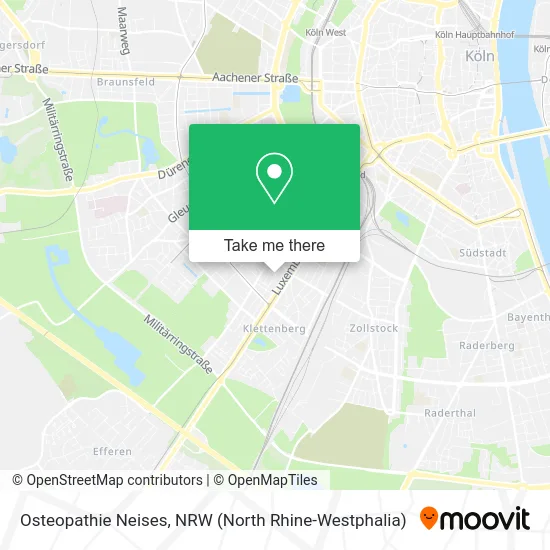 Карта Osteopathie Neises