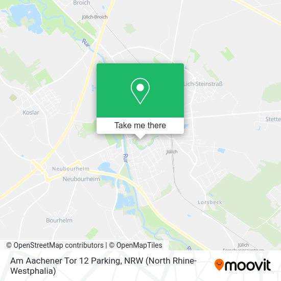 Карта Am Aachener Tor 12 Parking