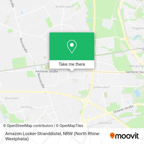 Карта Amazon Locker-Stranddistel