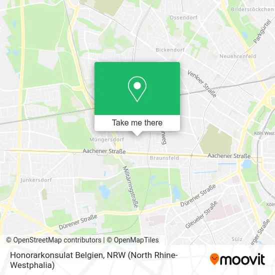 Honorarkonsulat Belgien map