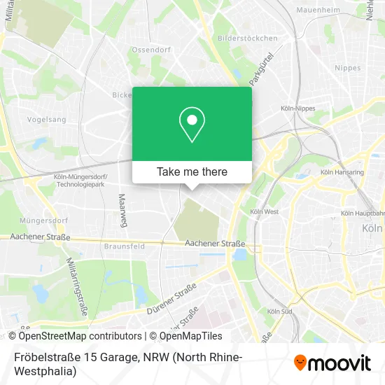Карта Fröbelstraße 15 Garage
