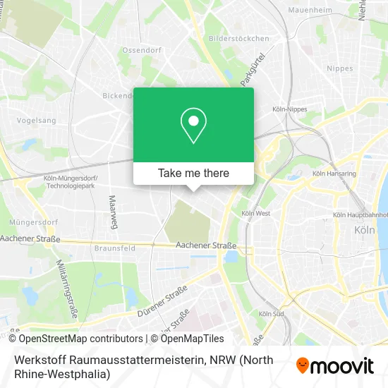 Карта Werkstoff Raumausstattermeisterin