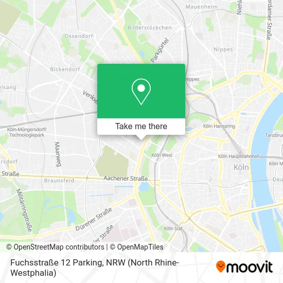 Fuchsstraße 12 Parking map