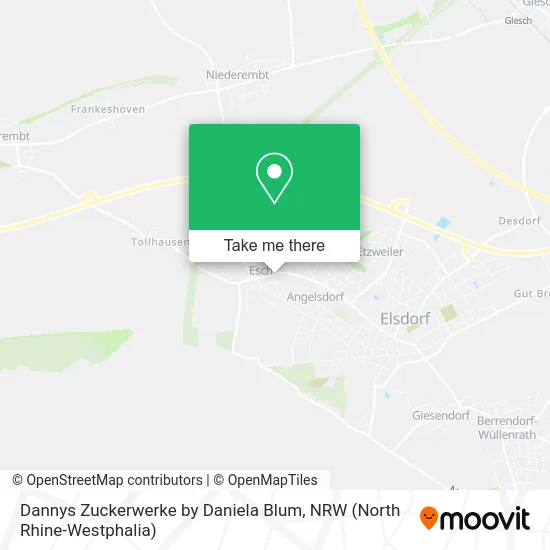 Карта Dannys Zuckerwerke by Daniela Blum