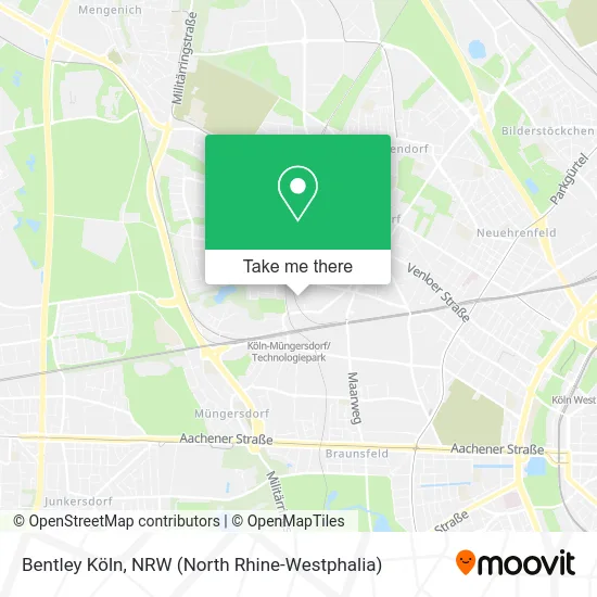Карта Bentley Köln