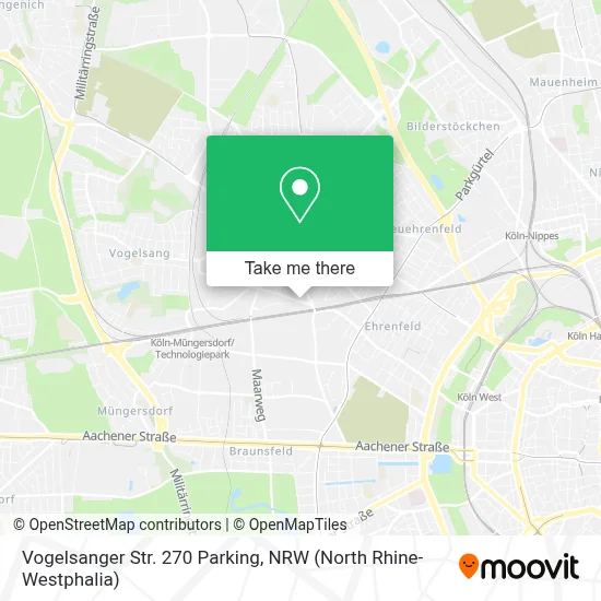 Vogelsanger Str. 270 Parking map