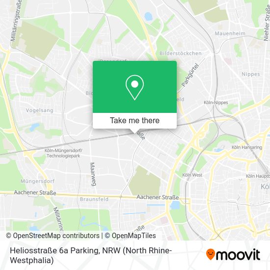 Карта Heliosstraße 6a Parking