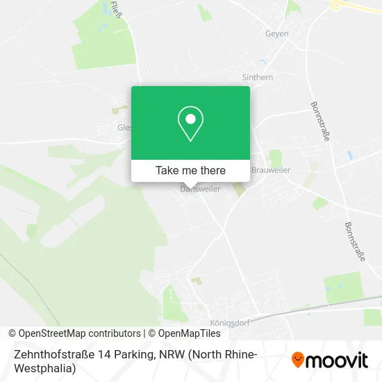 Карта Zehnthofstraße 14 Parking