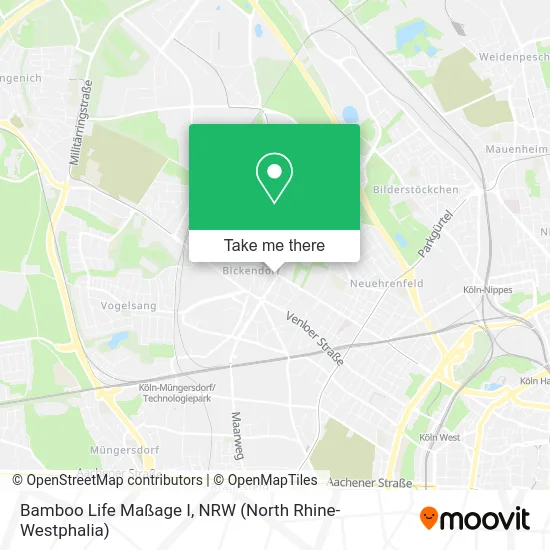 Карта Bamboo Life Maßage I