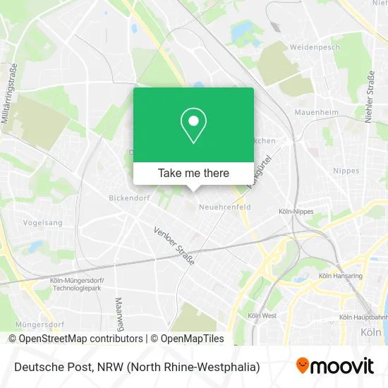 Deutsche Post map