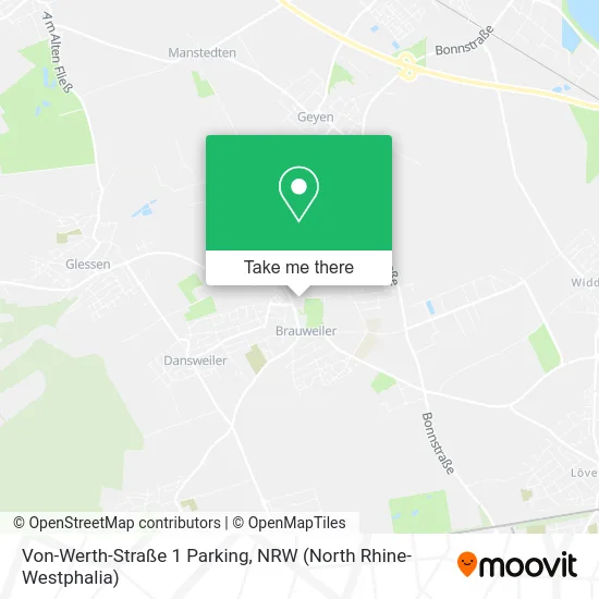 Карта Von-Werth-Straße 1 Parking