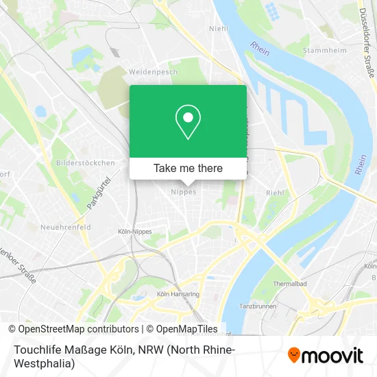 Карта Touchlife Maßage Köln