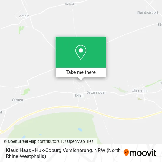 Карта Klaus Haas - Huk-Coburg Versicherung