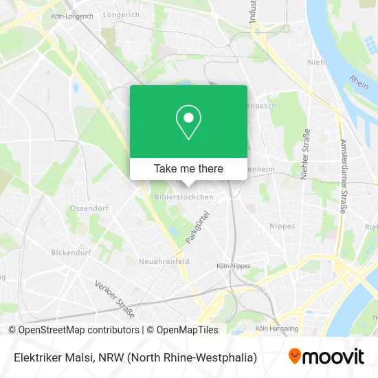 Карта Elektriker Malsi