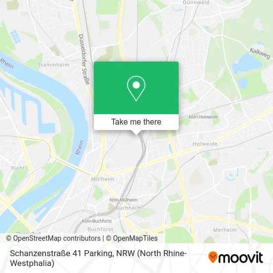 Карта Schanzenstraße 41 Parking