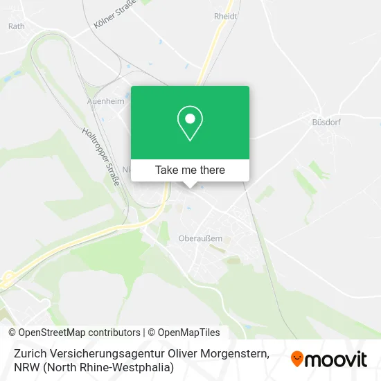 Карта Zurich Versicherungsagentur Oliver Morgenstern