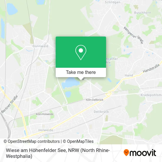 Карта Wiese am Höhenfelder See