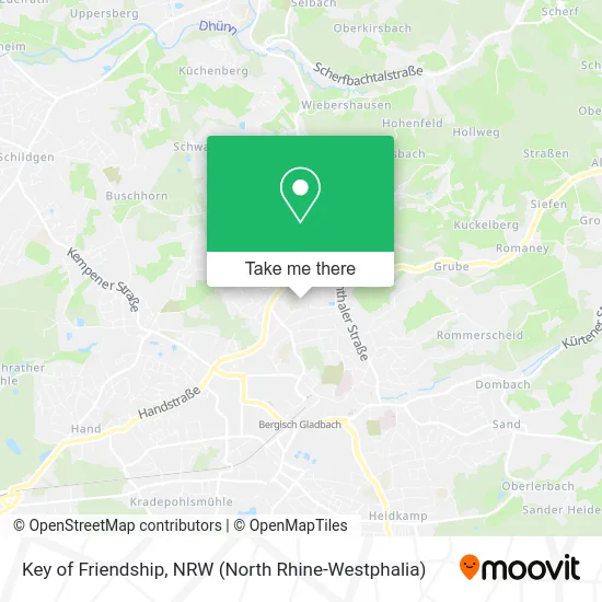 Карта Key of Friendship