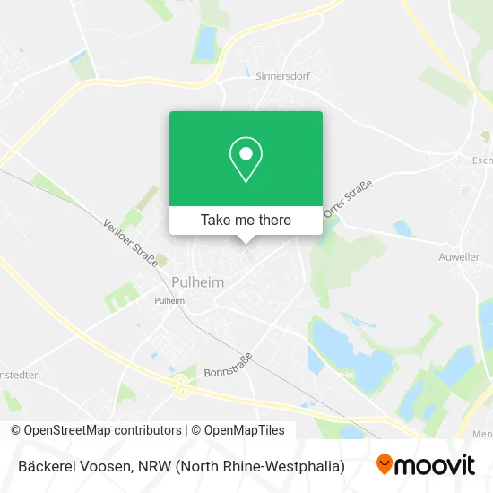 Карта Bäckerei Voosen