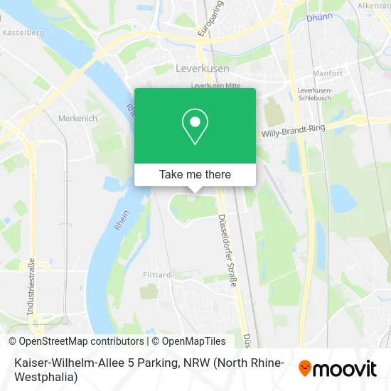 Kaiser-Wilhelm-Allee 5 Parking map